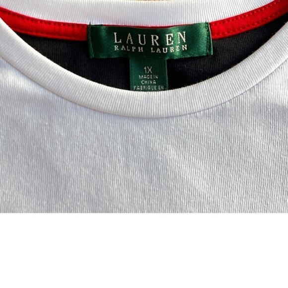 Tommy Hilfiger Long Sleeve ColorBlock Tee, 1X - Picture 4 of 10